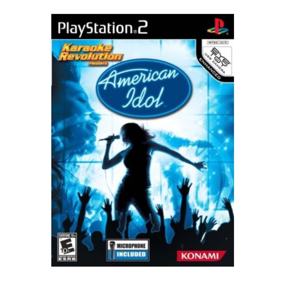 🎤 NIB PlayStation 2 Karaoke Revolution American Idol Game & Microphone